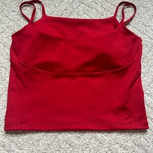 Alo Red Bra Top size large
